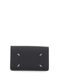Maison Margiela Maison Margiela Women Leather Card Holder With Four Stitches