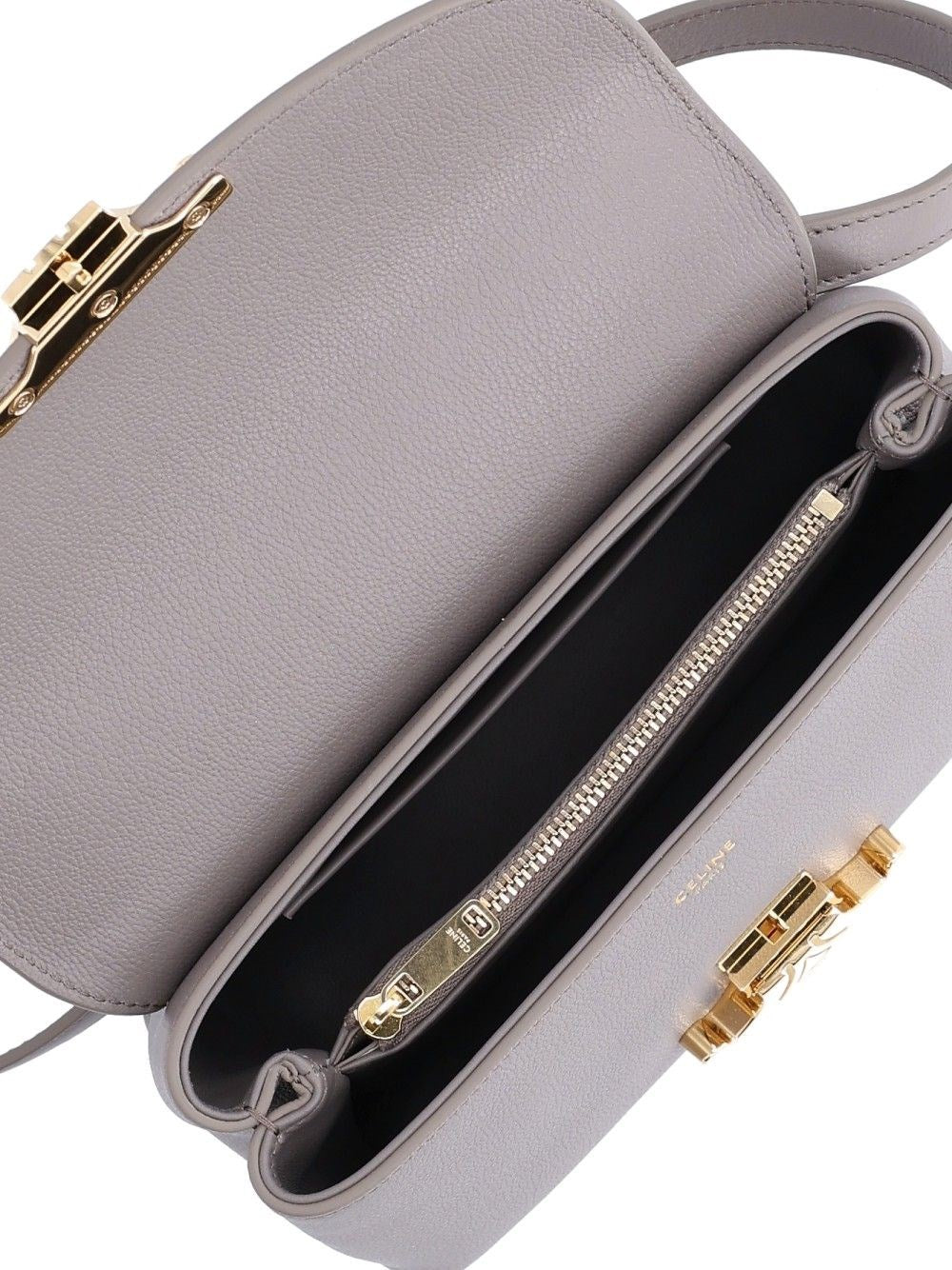 Celine Women Nino Teen Bag In Garnet Leather
