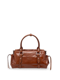 Miu Miu Women Shiny Leather Handbag