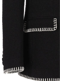 Dolce & Gabbana Men Single-Breasted Blazer With Embroidery