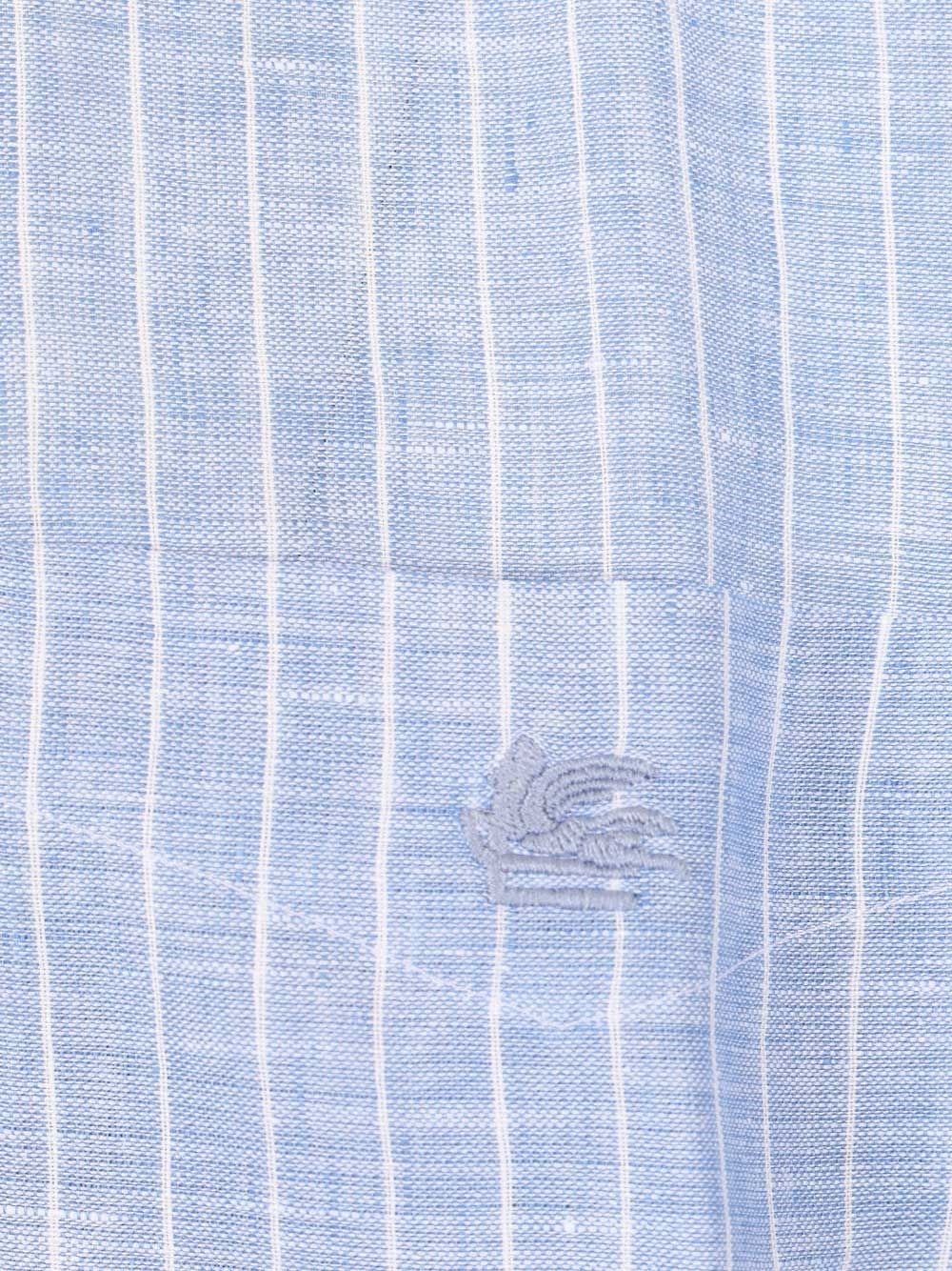 Etro Men Striped Linen Shirt