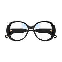 Chloe Chloe Sunglasses Butterfly Full Rim, Black Frame and Transparent Photochromic Lens CH0196S001