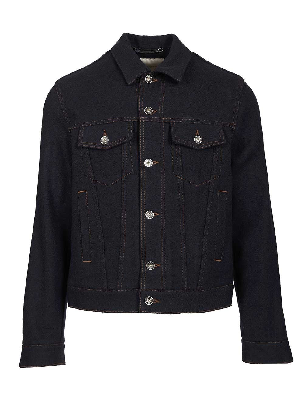 Jacob Cohen Men Wool Trucker Jacket