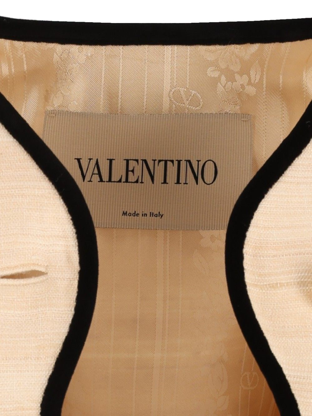 Valentino Garavani Women Silk And Linen Blazer