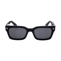 Off-White Sunglasses Square Full Rim, Black Frame and Grey Lens OERI108MIDLAND1007
