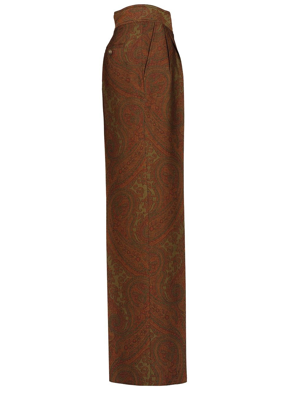 Etro Women Jacquard Trousers
