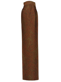 Etro Women Jacquard Trousers