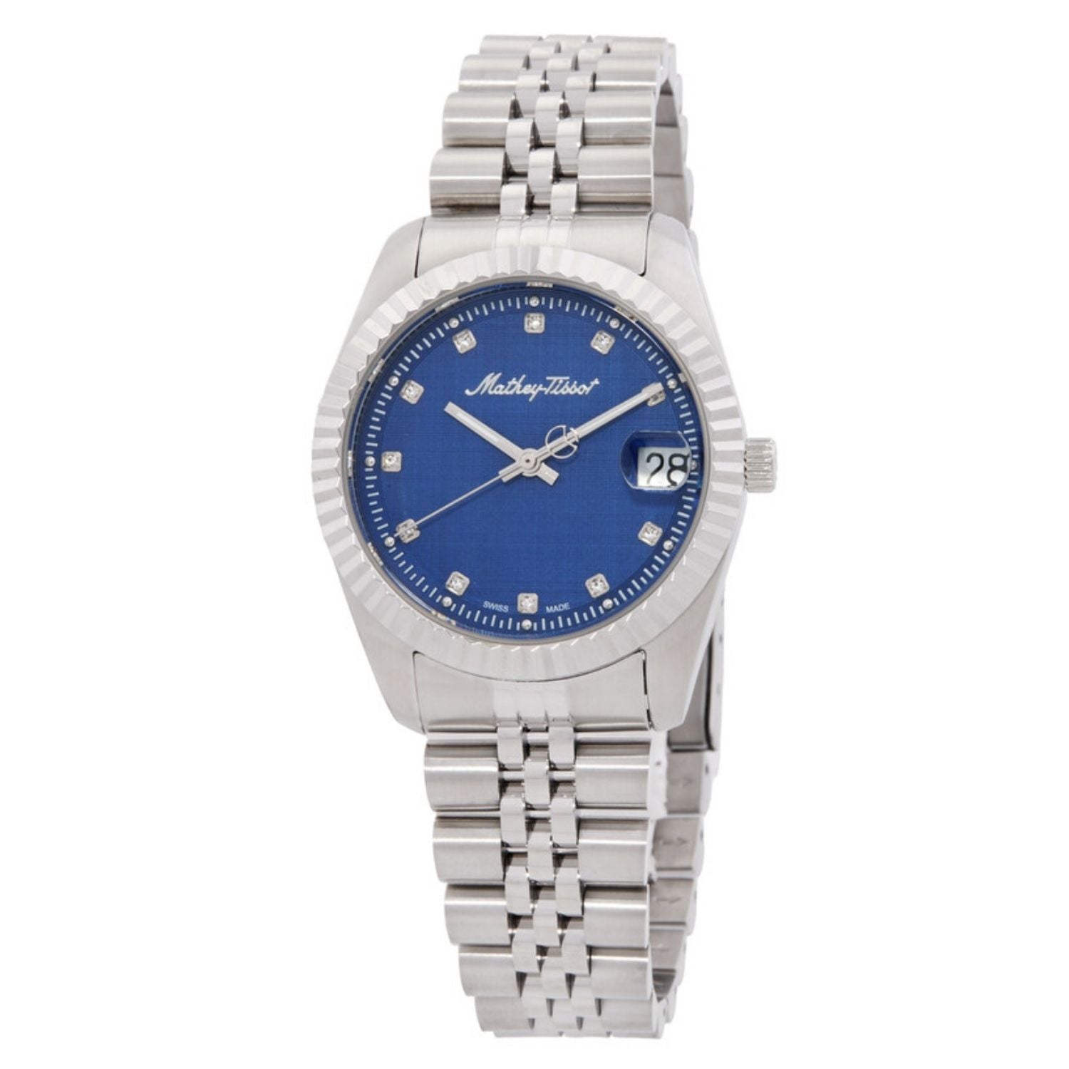 Mathey Tissot Mathey Tissot Women's Classic Blue Dial Watch - D807ABU