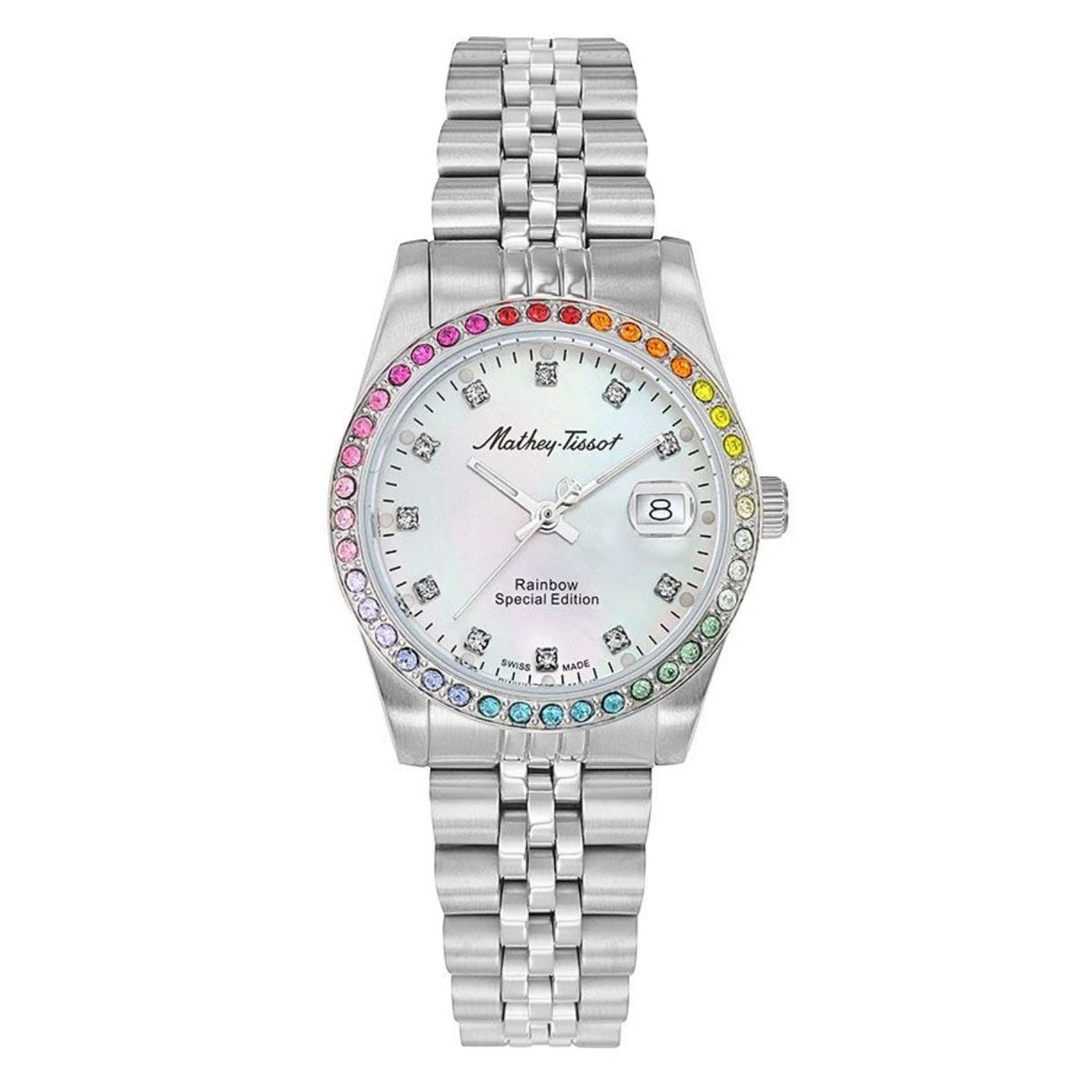 Mathey Tissot Women's Classic White Dial Watch - D809AQI