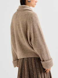 Brunello cucinelli Brunello Cucinelli Women Rubbed Cardigan With Monili