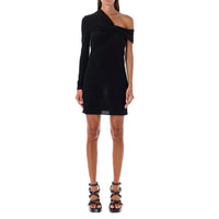 Saint Laurent One Sleeve Dress Women