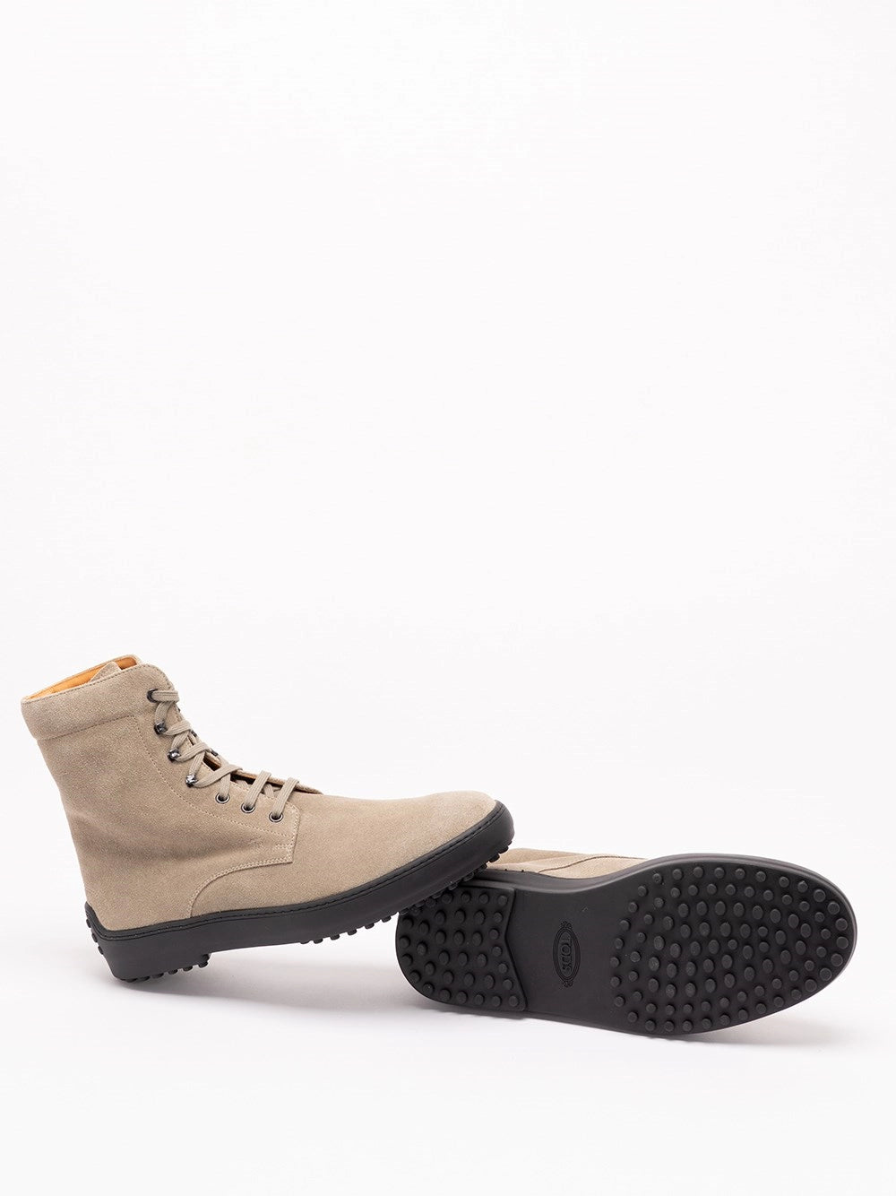 Tod's Tod's Men Winter Gommino Ankle Boots In Suede Leather