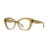 Loewe Loewe Eyeglasses Square Full Rim, Glossy Green Frame and Clear Demo Lens Lens LW50067I096