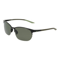 Nike Nike Sunglasses Square Full Rim, Matte Black Frame and Green Lens NIKEMODERNMETALZONENIU3289X011