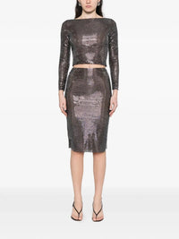 Self-portrait Self-Portrait Women Rhinestone Midi Skirt