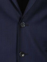 Tagliatore Men Blue Pinstripe Suit