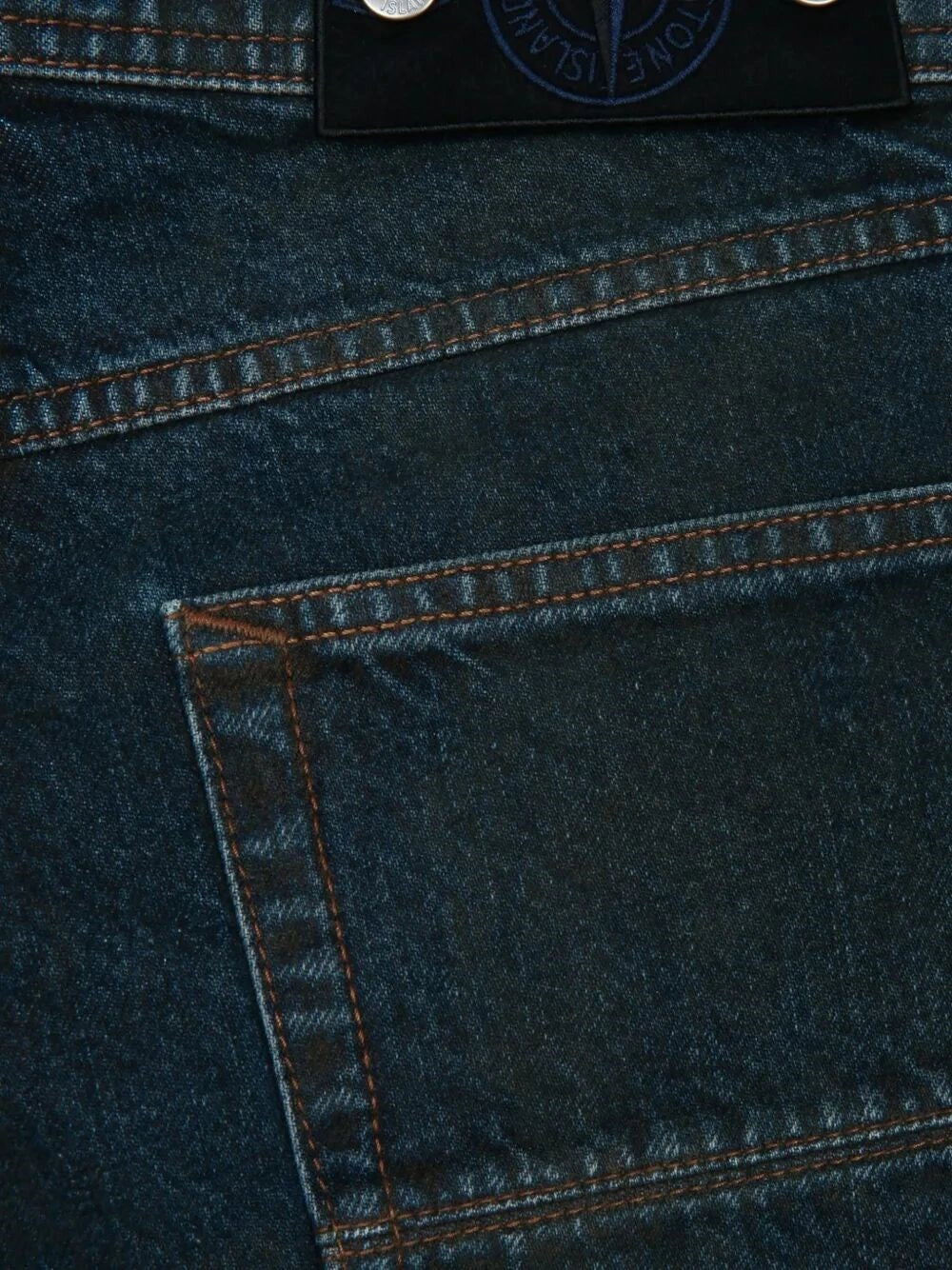 Stone Island Men `Laser Pigment Indigo Denim` Jeans