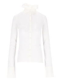 Acne Studios Acne Studios Women "Etilda" Shirt With Ruffled Collar