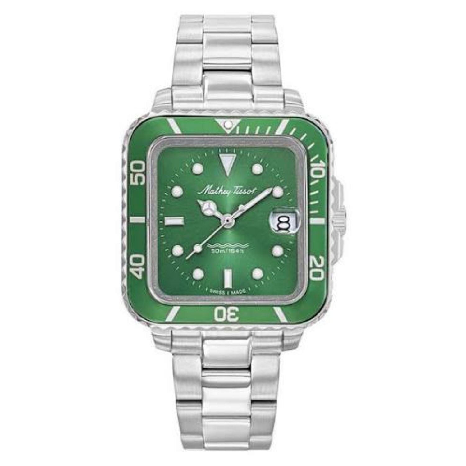Mathey Tissot Mathey Tissot Men's Vintage Green Dial Watch - D902QAV