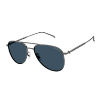 Montblanc Sunglasses Aviator Full Rim, Grey Frame and Blue Lens MB0311S003