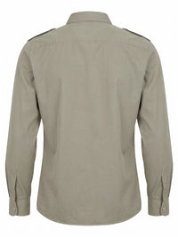 Brunello Cucinelli Men Cotton Chevron Shirt