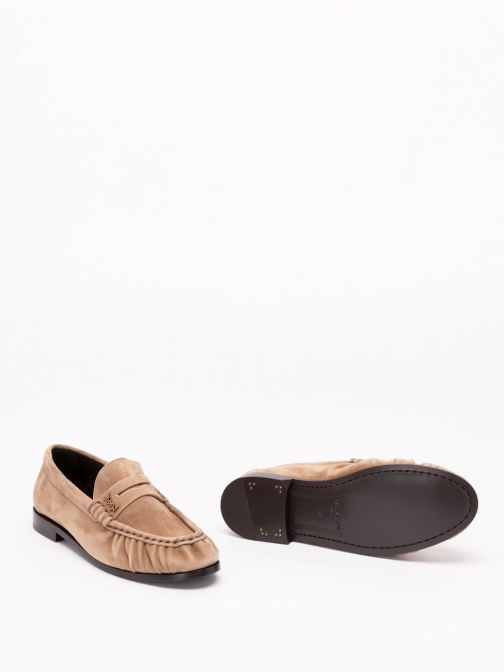 Saint Laurent Women Le Loafer Supple In Suede