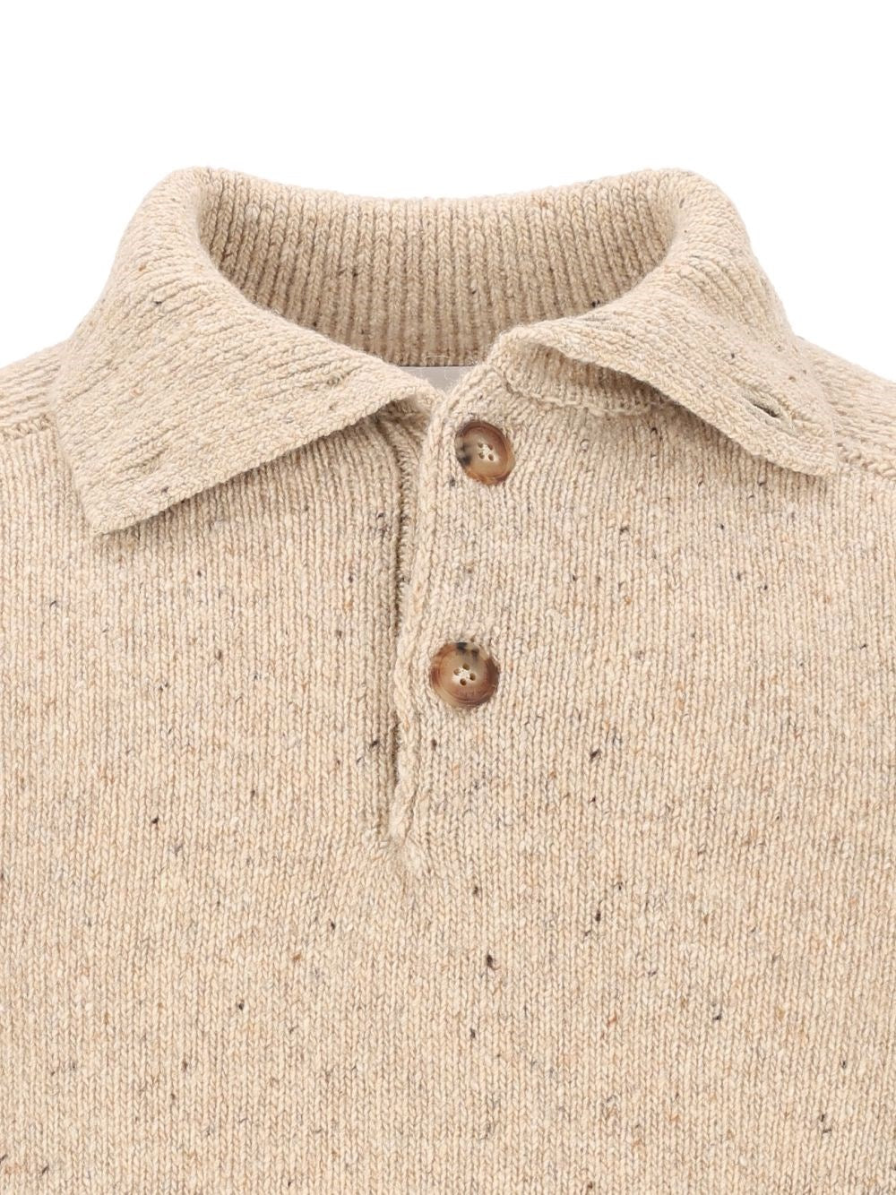 Marant Marant Men "Ken-Gb" Melange Polo Sweater