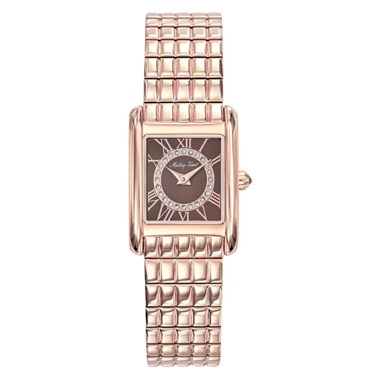 Mathey-Tissot Women's Lolly Brown Dial Watch - D972PRM