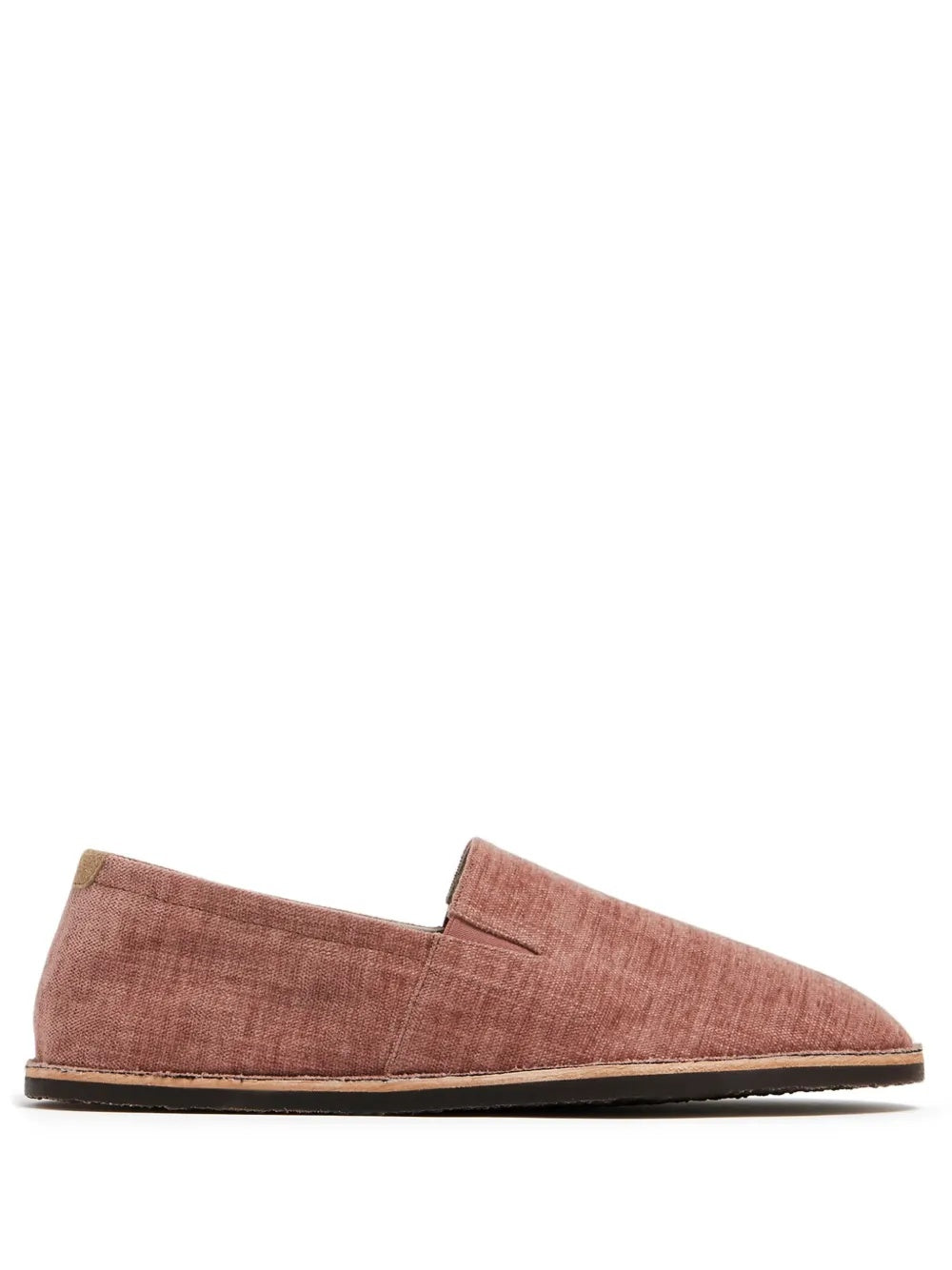 Brunello Cucinelli Textured Linen Blend Slip-On Espadrilles