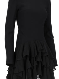 Rotate Rotate Women Ruffled Dress With Train
