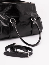 Miu Miu Women Shiny Leather Handbag