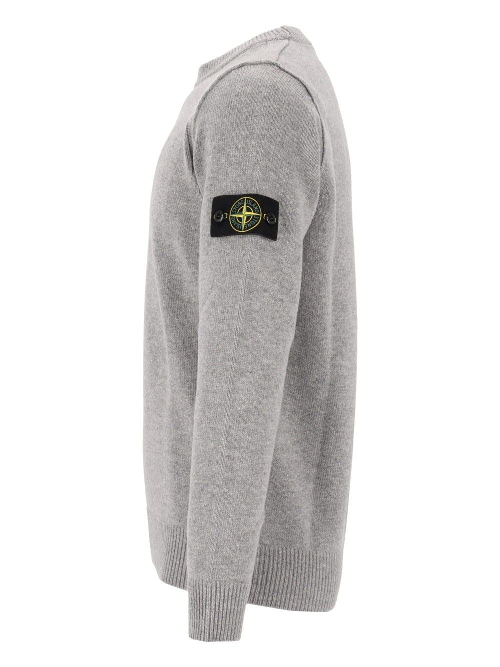 Stone Island Stone Island Men Lambswool Crew Neck Sweater