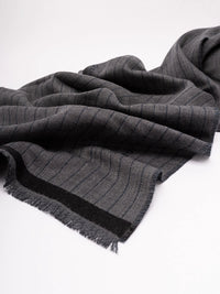 Gucci Gucci Men Gucci Pinstripe Wool Silk Scarf