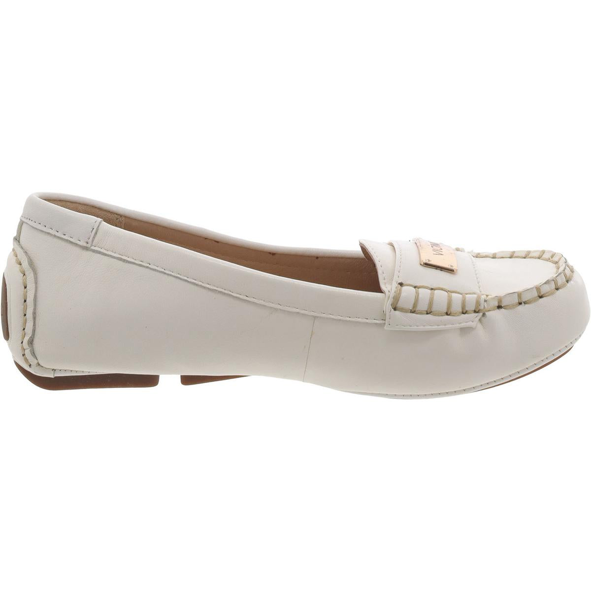 Sydney Womens Leather Slip On Loafers