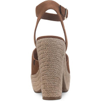 Fey Womens Buckle Block Heel Platform Sandals