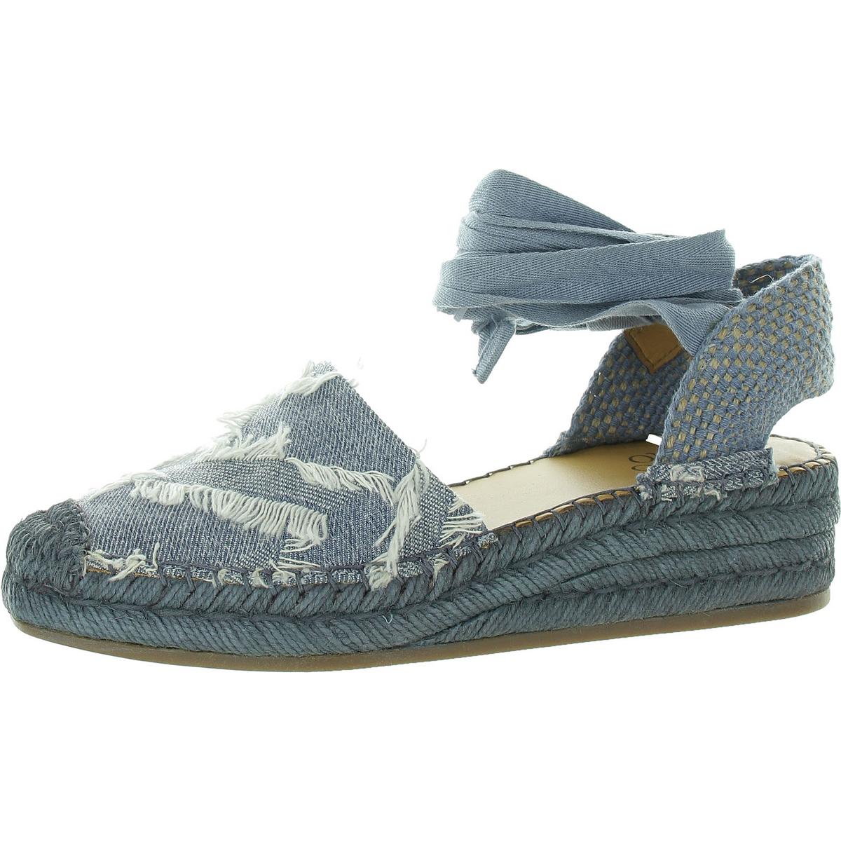 Britney Womens Woven Closed Toe Espadrilles