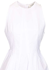 Sportmax Women Ara Sleeveless Washed Cotton Mini Dress