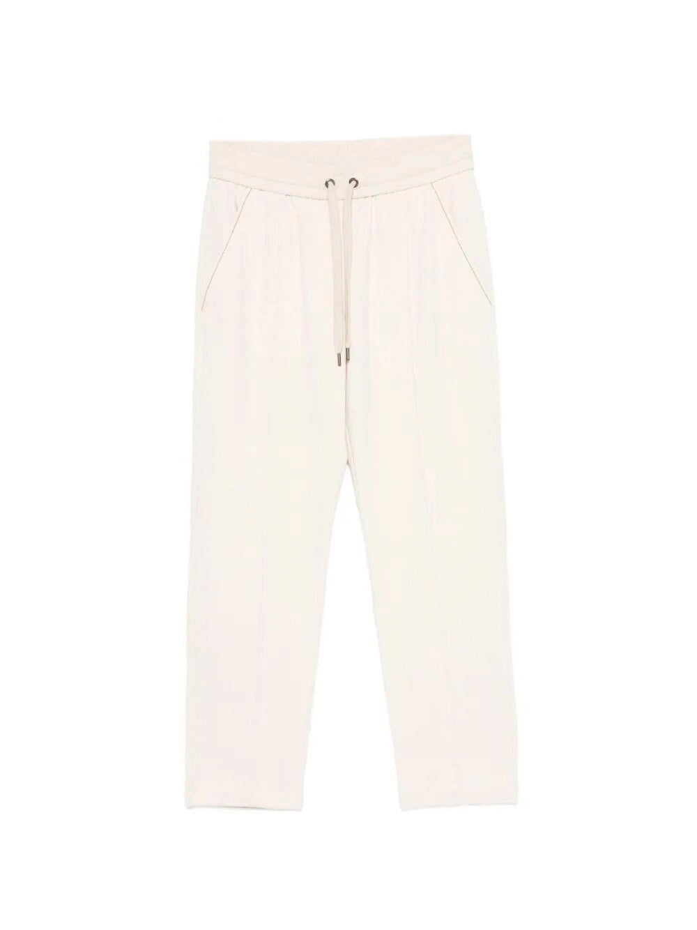 Brunello cucinelli Brunello Cucinelli Women Track Trousers Whit Monili