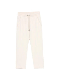Brunello cucinelli Brunello Cucinelli Women Track Trousers Whit Monili