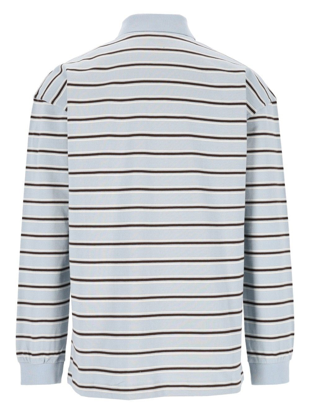 Bottega Veneta Men Striped Polo Shirt
