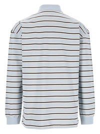 Bottega Veneta Men Striped Polo Shirt
