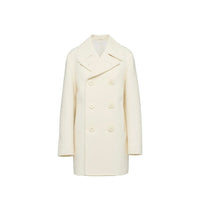Prada Prada Double-Breasted Wool Coat Women