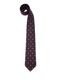 Saint Laurent Men Tie In Silk Jacquard