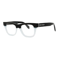 Palm Angels Eyeglasses Square Full Rim, Black Frame and Clear Demo Lenses Lens PERJ012STYLE121000