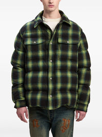 Palm Angels Men `Vertigo` Padded Shirt