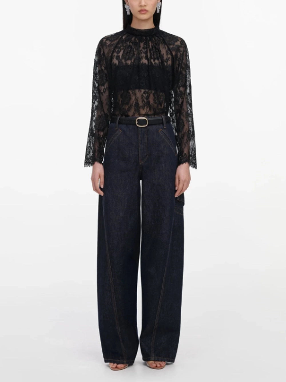 Self-Portrait Women Lace Blouse