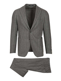 Tagliatore Men "Montecarlo" Pinstriped Suit