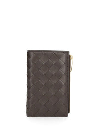 Bottega Veneta Women Medium Bi-Fold Braided Wallet