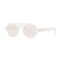 Loewe Loewe Sunglasses Round Full Rim, Translucent White Frame and Brown Lens LW40020I21E