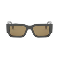 Fendi Sunglasses Square Full Rim, Light Grey Frame and Grey Mirror Lens FE40131I20C